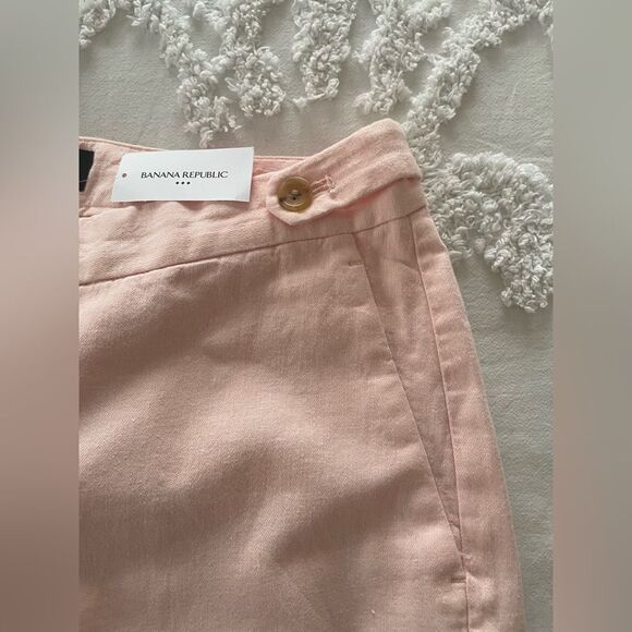 Banana Republic Avery Linen-Blend Tailored Pant - Picture 2 of 9